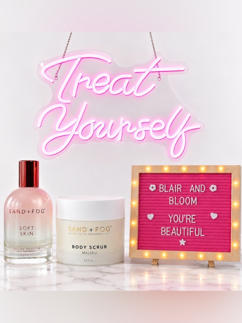 Sand + Fog Soft Skin Perfume & Sand + Fog Malibu Body Scrub